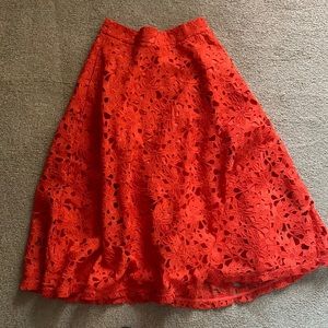 Beautiful banana republic orange skirt